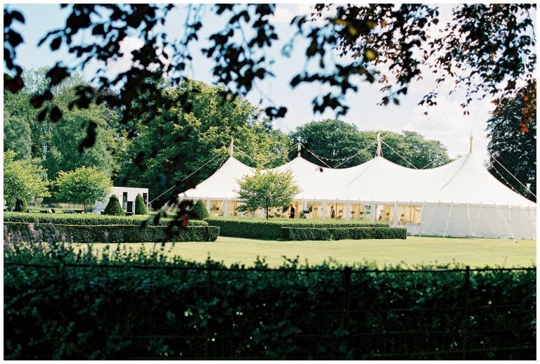 country marquee wedding