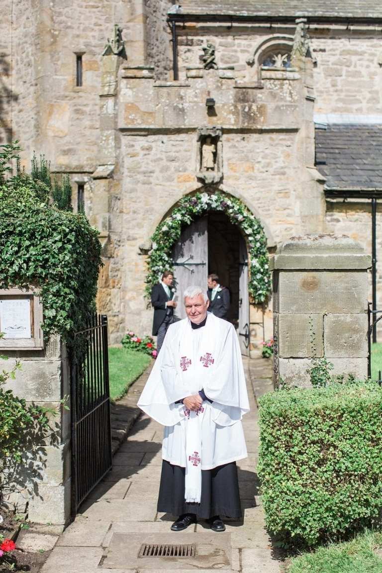 vicar waiting for bride 