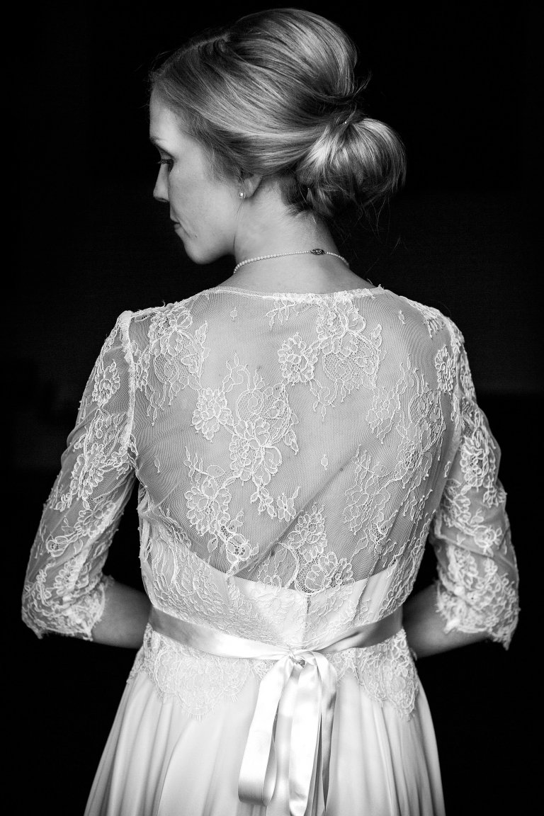 black and white portrait