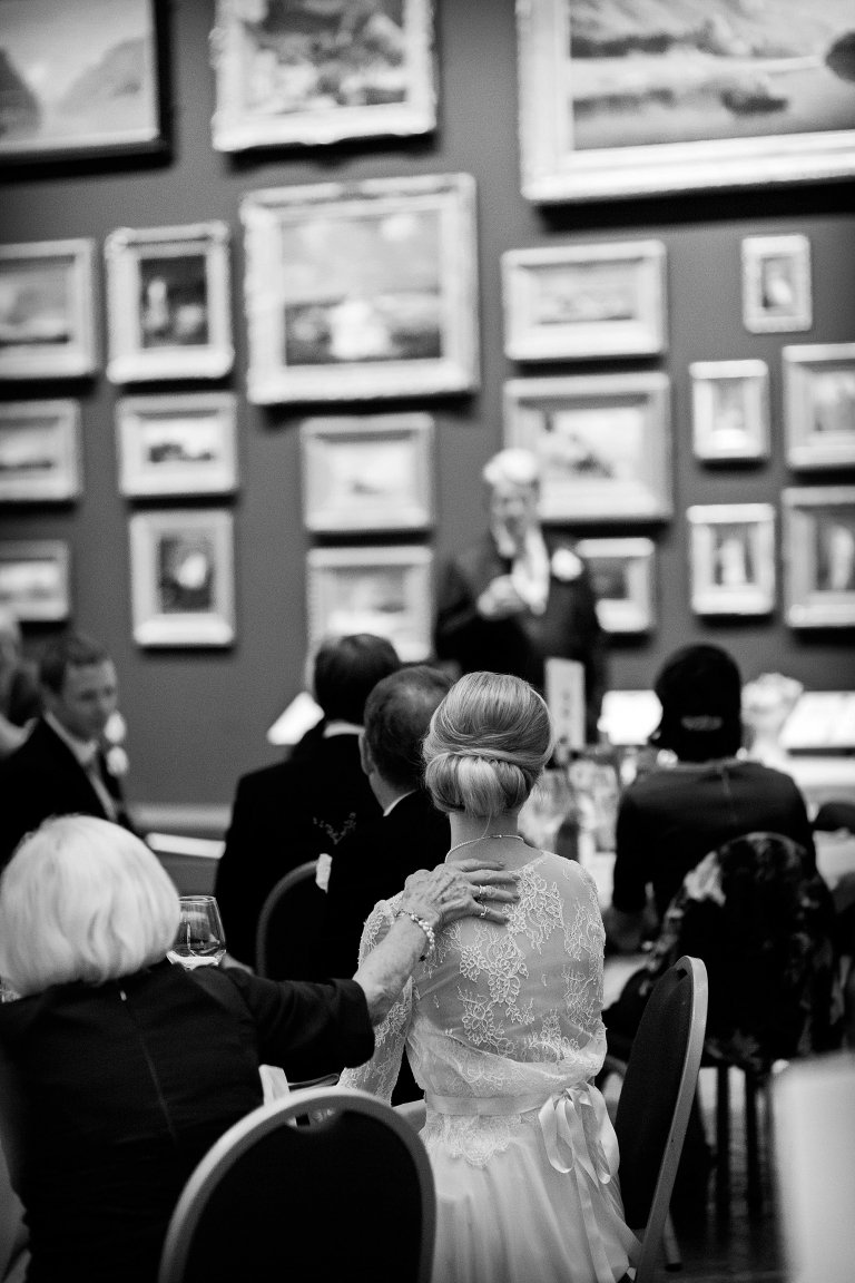 Grandmother tender touch