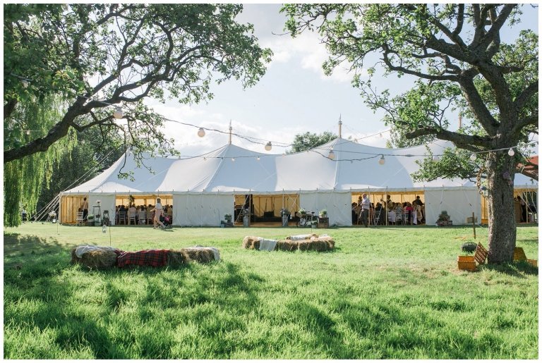 garden marquee wedding