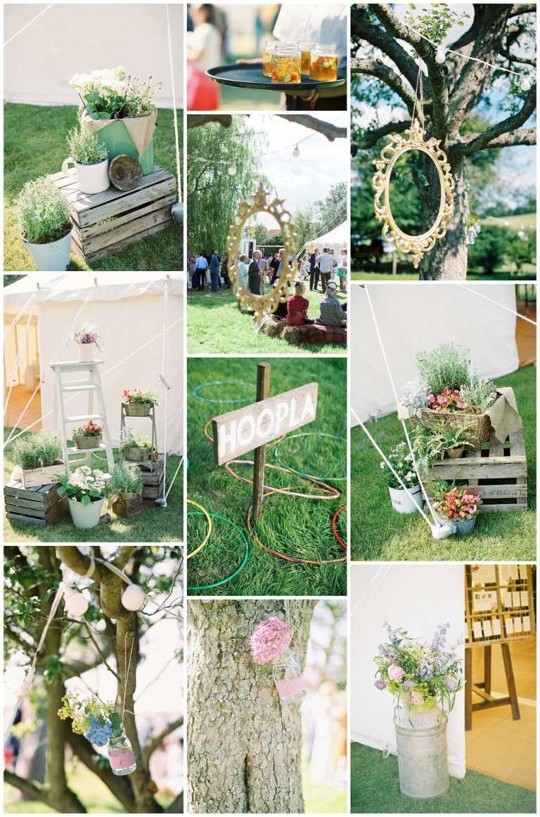 garden marquee wedding