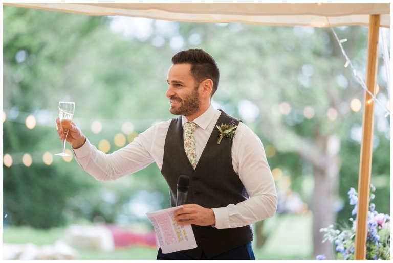garden marquee wedding
