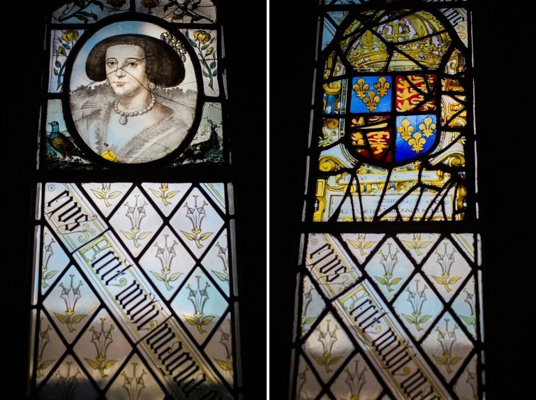 stained glass windows